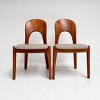 Set Van 4 Niels Koefoed Stoelen Crème, 1960'S thumbnail 9