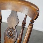Set Van 4 Charmante Antieke Engelse Eetkamerstoelen Uit Midden 19e Eeuw thumbnail 13
