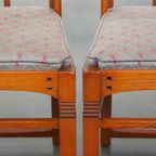 Set Van 2 Luxe Art Nouveau Design Schuitema Eetkamerstoelen Met Prachtige Details thumbnail 8