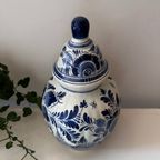 Delfts Blauwe Dekselvaas thumbnail 4