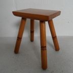 Vintage Set Van 2 Tafeltjes/krukjes thumbnail 7