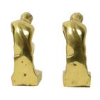 Italiaanse Messing Boekensteunen De Denker Rodin Regina 18cm thumbnail 8