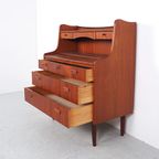 Teak Secretaire Met Spiegel Jaren 60 thumbnail 7