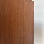 Vintage Houten Dressoir / Sideboard Met 2 Deurtjes En 3 Lades thumbnail 2