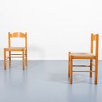 Italian Modern Architectural Pair Of Chairs / Eetkamerstoel, 1960’s thumbnail 3