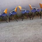 Set Van 6 Vepa Alpine Vergaderstoelen, Eetkamerstoelen, Stapelbaar thumbnail 5