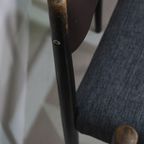 4x Vintage Eetkamerstoelen - Jaren '60, Bruin, Grijs thumbnail 11