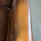 Donkerbruine Rundleren Engelse Stijl Fauteuil/armchair Met Een Robuuste Uitstraling thumbnail 9