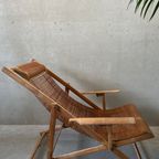 Vintage ‘Chaise Longue’ Bamboe – Japandi thumbnail 14