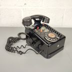 Oude Telefoon In Metaal & Bakeliet thumbnail 5
