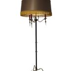 Vintage 'Gouden' Staanlamp Met Franjes thumbnail 7