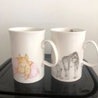 4x Engelse Bekers Fijn Bone China Engeland , Bone China Engeland / Disney thumbnail 3