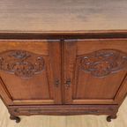 Vintage Queen Ann Barkast Wandkast Buffetkast Dressoir 803 thumbnail 13
