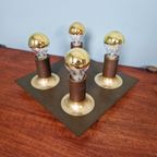 Koperen Plafondlamp, Space Age, Cosack Leuchten, 1970 thumbnail 13