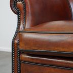 Comfortabele Schapenleren Armchair/Fauteuil Met Een Mooie Afwerking En Diepe Kleur thumbnail 10