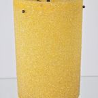 Vintage Hanglamp Polyester Sugar Tube Geel Suiker ‘60 Brass thumbnail 5