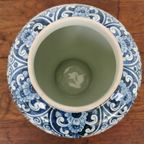 Vintage Delftsblauwe Vaas, Bloemenvaas Porselein 012 thumbnail 6