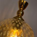 Vintage Murano Hanglamp Kroonluchter In Geblazen Infusie Glas thumbnail 9