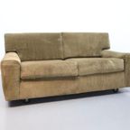 Artifort Vintage Bank 2Zits Groen Velours Ribstof thumbnail 14
