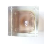 Flavio Poli Murano The Cube Glazen Asbak Vintage Design thumbnail 9