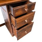 Vintage Houten Bureau Met Rolluik – Retro Stijl thumbnail 3