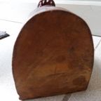 Paar Handgesculpteerde "Leeuwen" Boekensteunen. thumbnail 3
