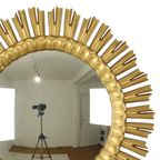 Xl Goudkleurige Zonnespiegel Sunburst Heksenoog Hars 60Cm thumbnail 10