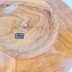 Vintage Houten Kandelaar Hout Mid Century 1960 Denmark thumbnail 8