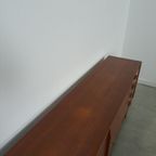 Vintage Teak Fineer Dressoir Met Lades thumbnail 3