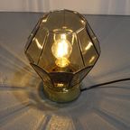 Vintage Plafondlamp, Wandlamp Glashütte Limburg - Rookglas thumbnail 5