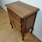 Vintage Queen Ann Ladekastje Ladekast, Commode Dressoir Nachtkastje 13 thumbnail 9