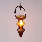 Raak Stalactiet Glazen Hanglamp Amber, Nanny Still 1960S thumbnail 7