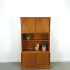 Deens Design Teak Kast Hundevad Met Lade, Vintage Wandkast thumbnail 3