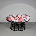 Papasan Rattan Lounge Chair 1970s Width 120 Height 70 Cm thumbnail 8