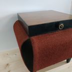 Vintage Art Deco Style Naaidoos/Opbergmeubel Bijzettafel thumbnail 5