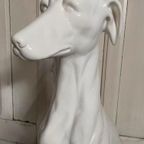 Italiaans Design Object: Greyhound, Keramiek, 74cm Hoog! thumbnail 6