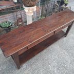 Grote Robuuste Sidetable, Haltafel, Wandconsole thumbnail 4