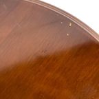 Vintage Rond Houten Bijzettafel / Sidetable thumbnail 11