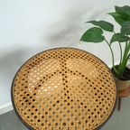 Set Jaren 50 Houten Barkrukken Met Webbing Uit Frankrijk thumbnail 8