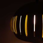 70S Ufo Hanglamp Grijs Met Neon Groene Acryl ‘Lichten’ - Reliving thumbnail 3