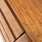 Vintage Palissander Dressoir / Sideboard Met 3 Deurtjes En 4 Lades thumbnail 3