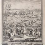 Antieke Gravure 'beleg Van Menen' 1744 thumbnail 4
