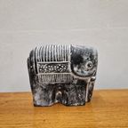 Jaren 70 Vintage Beeld Sculptuur Oliefant Terracotta Beeld thumbnail 6