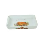Grote Vintage Franse Ovenschaal Wit Porselein Pillivuyt Kalkoen Kastanjes 38Cm thumbnail 2