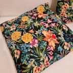2 Retro Bloemen Kussens Retro Kussen thumbnail 3