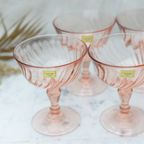 Set Van 4 Rosaline Swirl Arcoroc Luminarc Champagnecoupes thumbnail 4