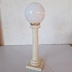 Vintage Pilaar Lamp Keramiek Zuil. thumbnail 3