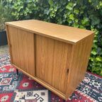 Vintage Fineer Kastje Kast Sideboard Tv Audio Meubel thumbnail 6