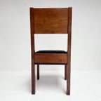 Haagse School Set Eetkamerstoelen Van Muntendam, 1920's thumbnail 7