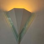Postmodern Art Deco Revival Wandlamp Design Vintage. thumbnail 3